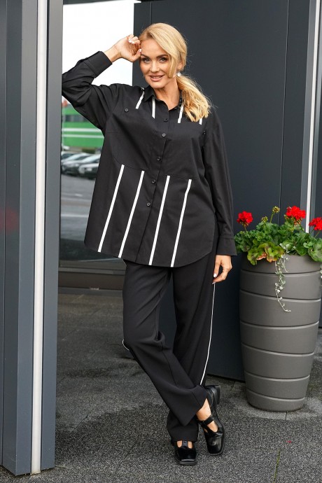 Костюм/комплект ALANI COLLECTION 2399 двойка черный размер 46-52 #2