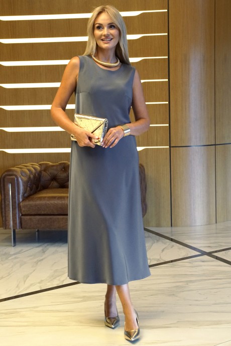 Костюм ALANI COLLECTION 2429 двойка серый размер 46-56 #8