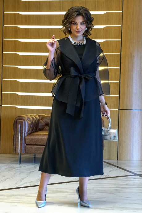 Костюм ALANI COLLECTION 2433 двойка черный размер 46-56 #2