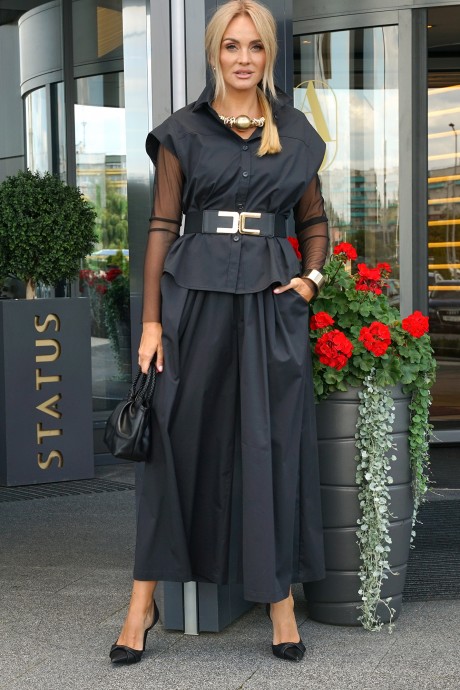 Костюм/комплект ALANI COLLECTION 2435 тройка черный размер 46-52 #5