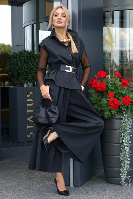 Костюм/комплект ALANI COLLECTION 2435 тройка черный размер 46-52 #6