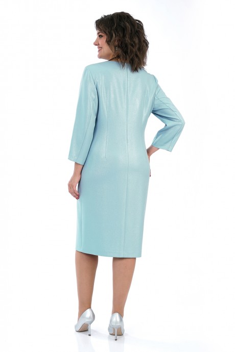 Вечернее платье ALANI COLLECTION 2455 голубой размер 50-56 #8