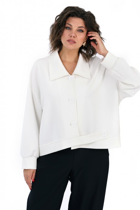 Костюм/комплект ALANI COLLECTION 2463 двойка черный, молочный размер 46-54 #7