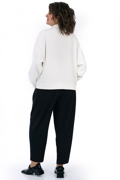 Костюм/комплект ALANI COLLECTION 2463 двойка черный, молочный размер 46-54 #8