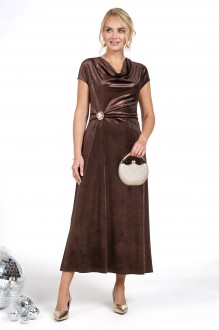 Вечернее платье ALANI COLLECTION 2480 шоколад #1