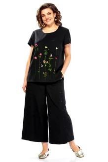 Брючный костюм ALANI COLLECTION 2557 двойка черный