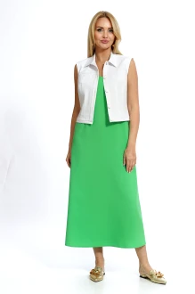 Костюм ALANI COLLECTION 2577 двойка белый, зеленый