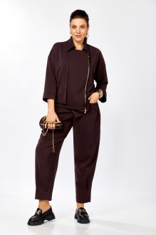 Костюм/комплект ZigzagStyle 620 двойка коричневый #1