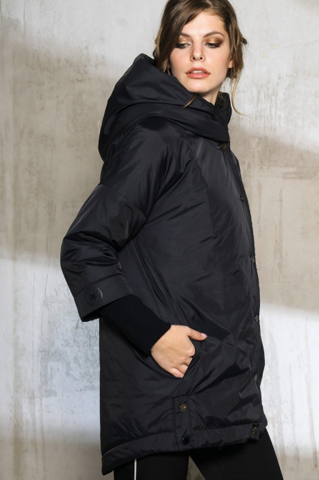 Куртка Anna Majewska 1053 чёрный размер 44-56 #1