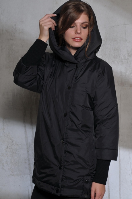 Куртка Anna Majewska 1053 чёрный размер 44-56 #4