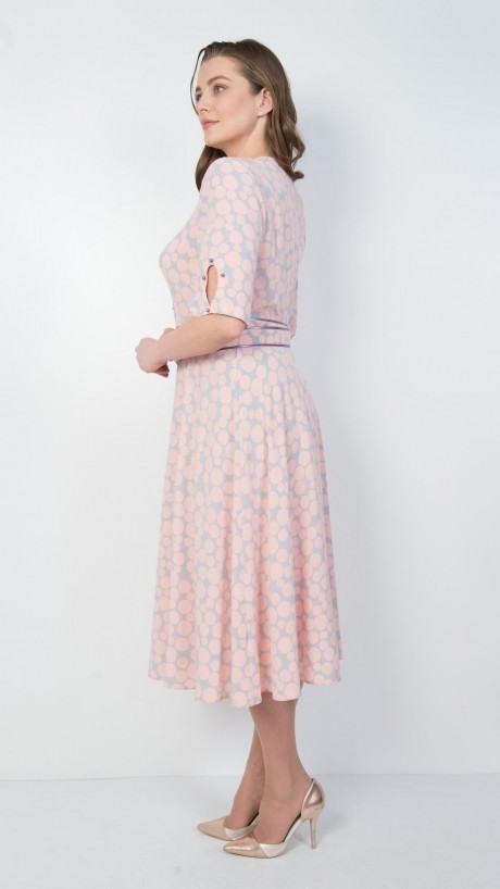 Платье TricoTex Style 1827 пудра размер 52-56 #2