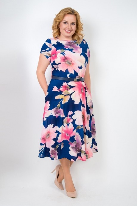 Платье TricoTex Style 14-19ф яркий размер 50-56 #1