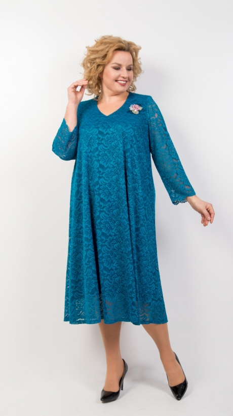 Вечернее платье TricoTex Style 11-19 изумруд размер 58-64 #1