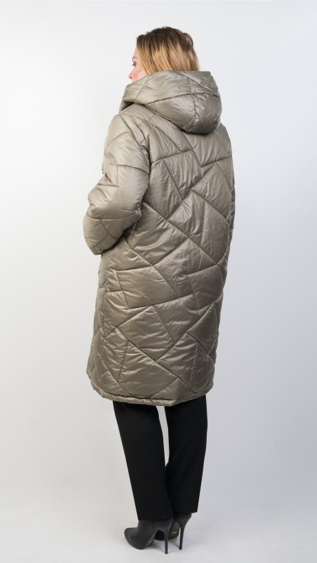 Пальто TricoTex Style 28-19 хаки размер 52-64 #3
