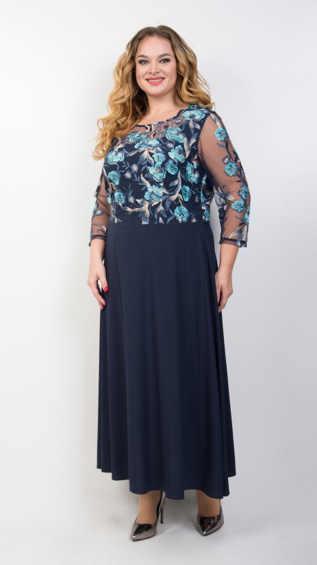 Вечернее платье TricoTex Style 109-17 ажур размер 50-66 #1