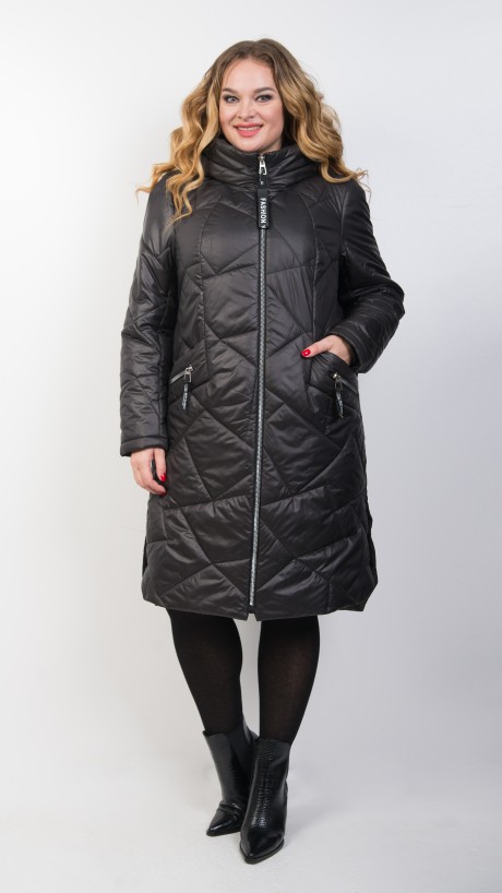 Пальто TricoTex Style 3420 чёрный размер 52-74 #4
