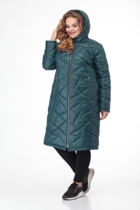Пальто TricoTex Style 28-19 лагуна размер 54-64 #2