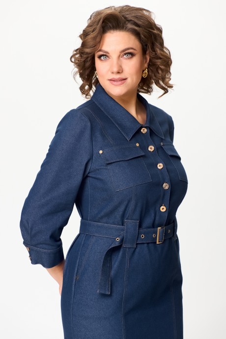 Платье Bonna Image 944 /1 синий размер 48-56 #5