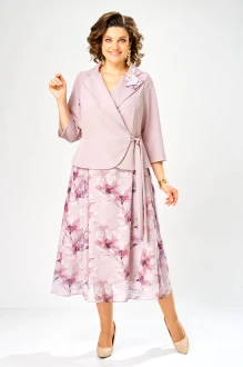 Платье Bonna Image 922 -1/12 пудровый, цветы
