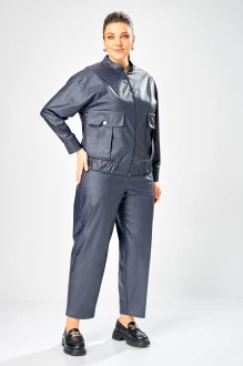 Брючный костюм Bonna Image 1044 /2 серо-синий