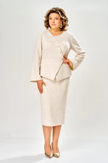 Юбочный костюм Bonna Image 1090 двойка молочный