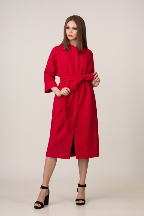 Пальто Rosheli 383 красный размер 58-62 #1