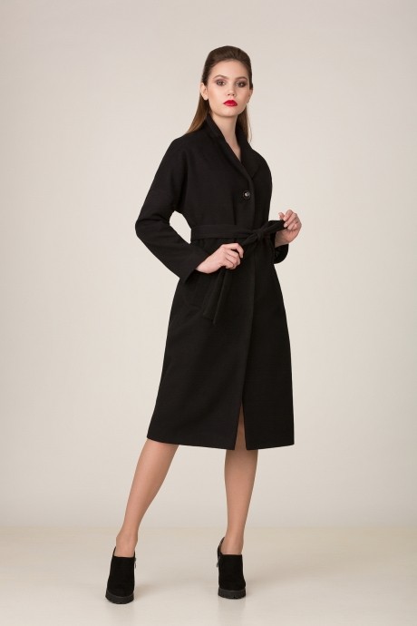 Пальто Rosheli 651 черный размер 44-56 #1