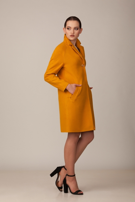 Пальто Rosheli 691 желтый размер 44-54 #1