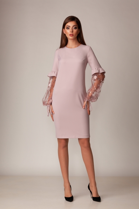 Вечернее платье Rosheli 577 пепельно-розовый размер 44-56 #1