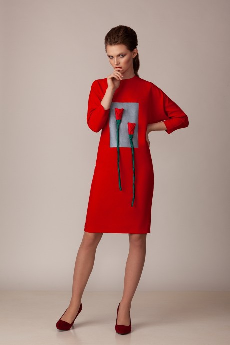 Вечернее платье Rosheli 905 красный 58 размер 58 #1