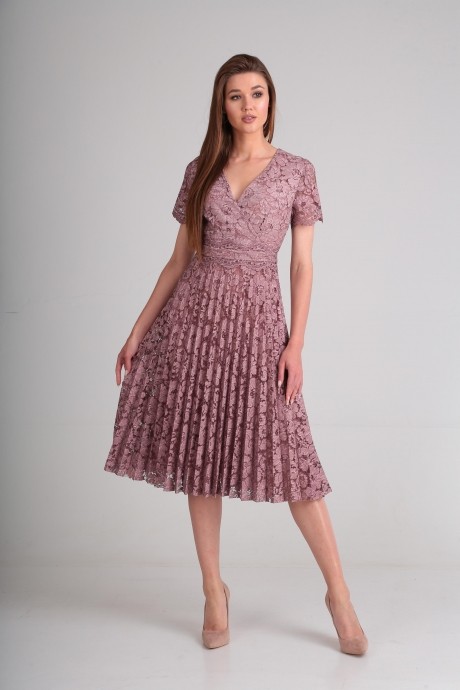 Вечернее платье SandyNa 13590 -2 сирень размер 48-52 #1