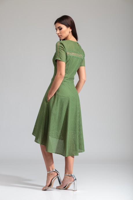 Платье SandyNa 13420 зеленый размер 46-54 #5
