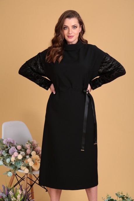 Платье SandyNa 130116 черный размер  #3