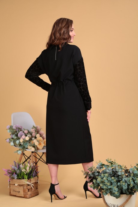 Платье SandyNa 130116 черный размер  #6