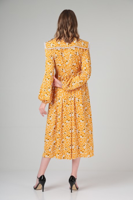 Платье SandyNa 130113 желтый размер 42-56 #6