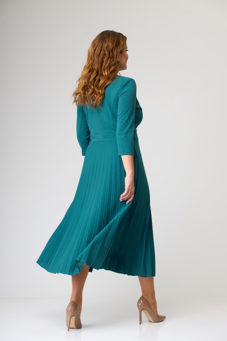 Платье SandyNa 13637 морская волна размер 50-58 #8