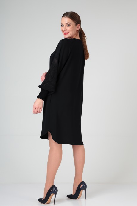 Платье SandyNa 130118 черный размер 44-72 #3