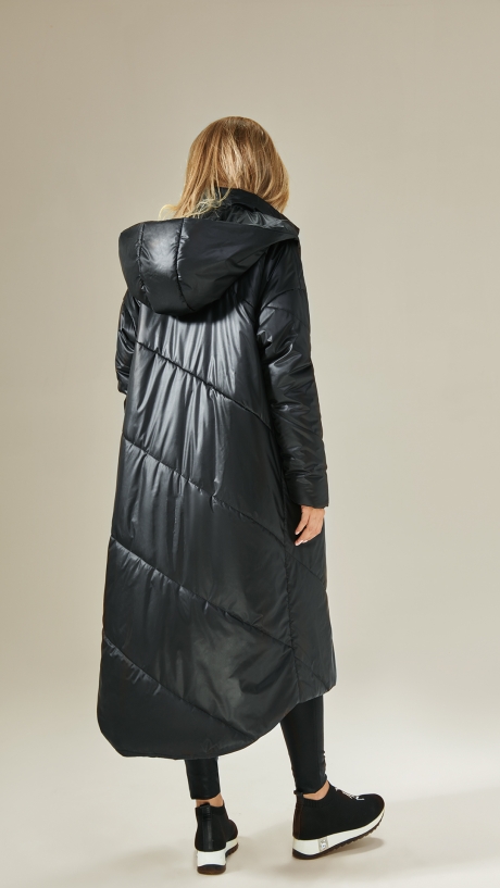 Пальто DiLiaFashion 0231 черный размер 42-48 #3