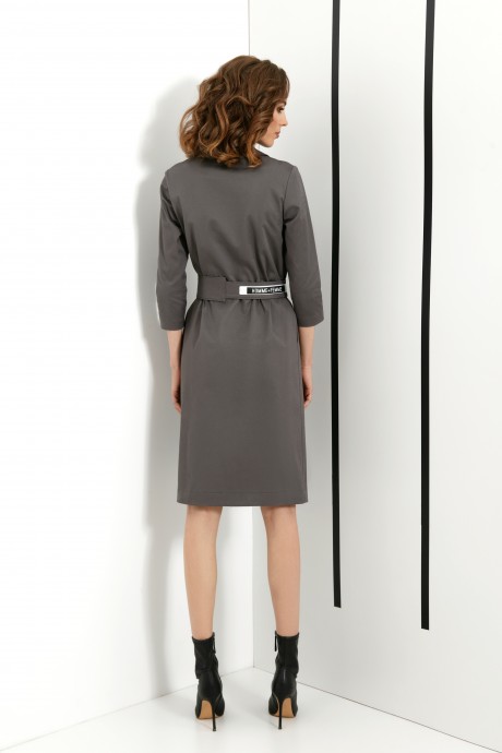 Платье DiLiaFashion 0399 серый размер 42-52 #3