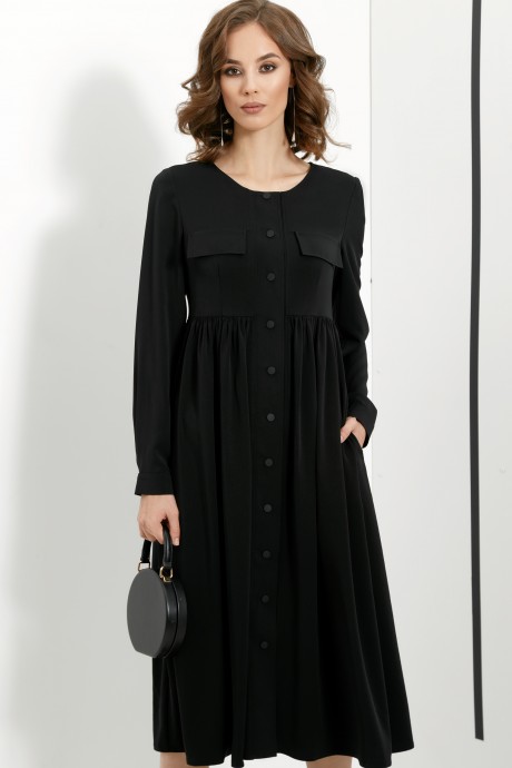 Платье DiLiaFashion 0413 чёрный размер 42-52 #1