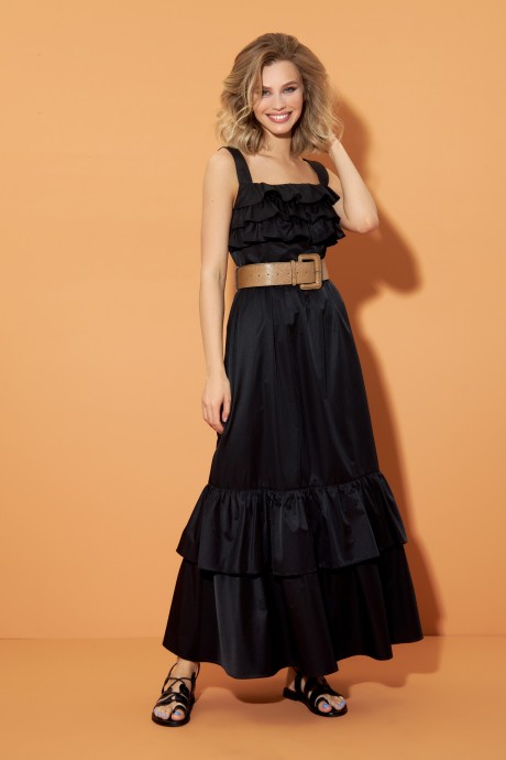 Платье DiLiaFashion 0483 чёрный размер 44-54 #2
