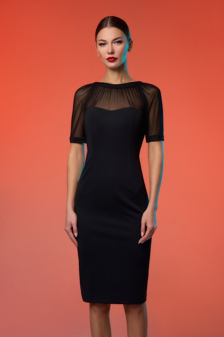 Вечернее платье DiLiaFashion 0805 черный размер 44-54 #2