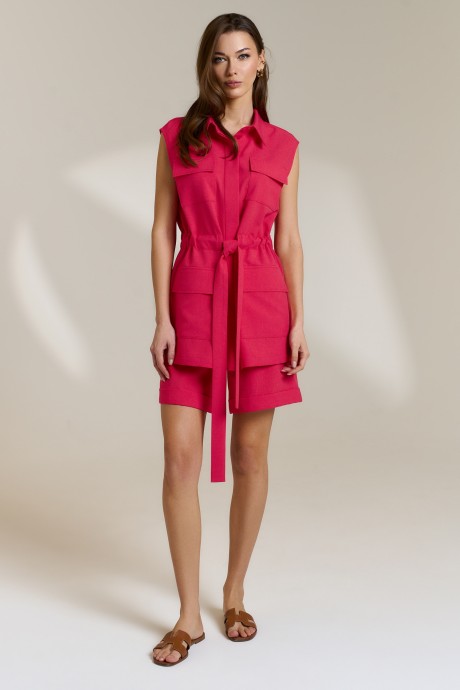 Костюм DiLiaFashion 0830 красный размер 44-54 #1