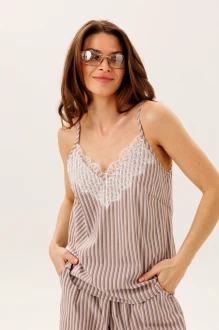 Топ DILIA 6010 .2 коричневый