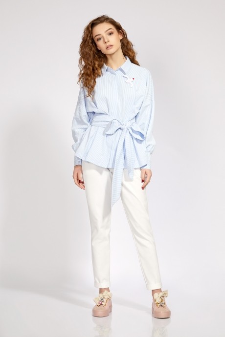 Блузка KALORIS 1473 рубашка размер 42-52 #1