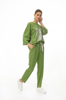 Спортивный костюм KALORIS 1970 зеленый #1