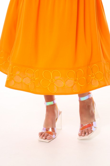 Платье KALORIS 2010 оранжевый размер  #5