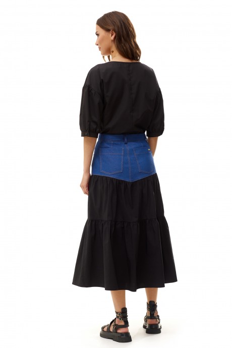 Блузка KALORIS 2015/1 черный размер 42-52 #4