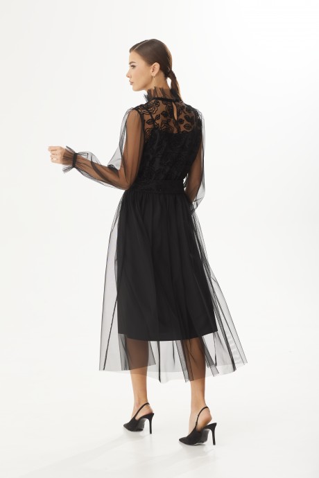 Вечернее платье KALORIS 2240 черный размер 44-54 #8