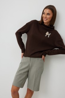 Джемпер (кофта) KALORIS 2243 шоколад #1